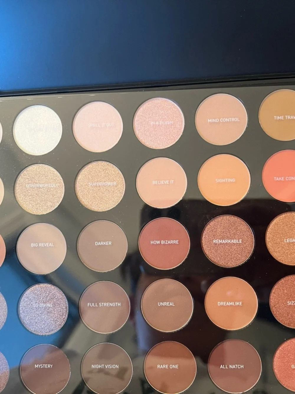 Morphe Neutral & Warm Eyeshadow Palette — Browns, Peach, Gold, Pink